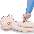 How to Administer CPR Infant\chest compression infant cpr.jpg